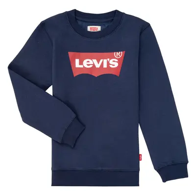 Levis BATWING CREWNECK Modrá