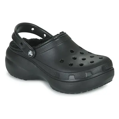 Crocs Classic Platform Lined Clog W Černá