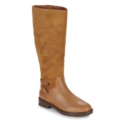 Lauren Ralph Lauren EMELIE-BOOTS-TALL BOOT Hnědá