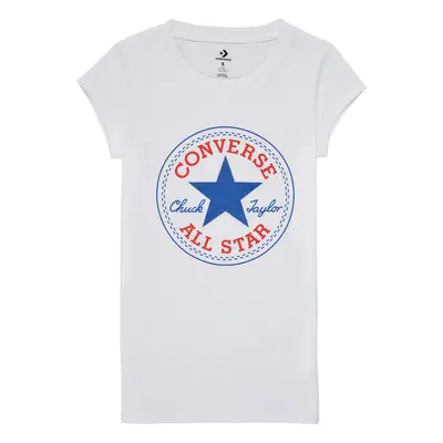 Converse TIMELESS CHUCK PATCH TEE Bílá