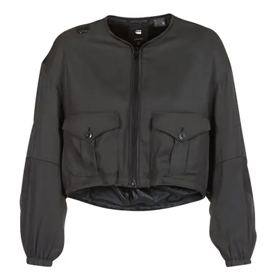 G-Star Raw RACKAM OS CROPPED BOMBER Černá