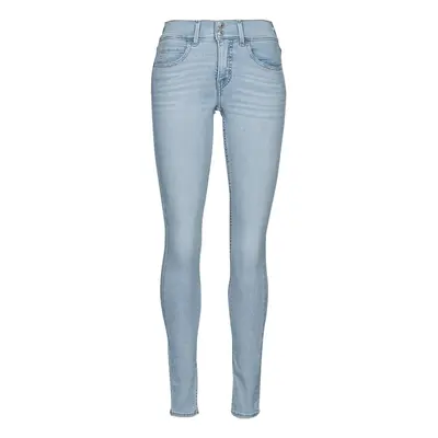 Levis 311 SHP SKINNY SLIT HEM Modrá