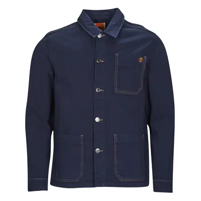 Timberland Work For The Future - Cotton Hemp Denim Chore Jacket Tmavě modrá