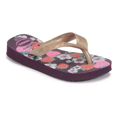 Havaianas KIDS FLORES Fialová