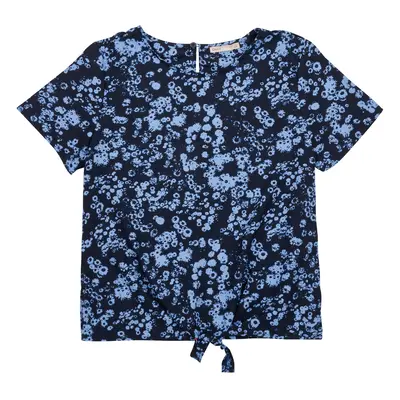 Only KOGLINO S/S KNOT TOP CP PTM Modrá