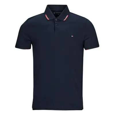 Tommy Hilfiger COLLAR PLACEMENT REG POLO Tmavě modrá