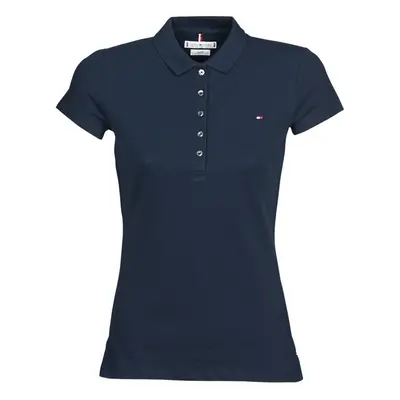 Tommy Hilfiger HERITAGE SS SLIM POLO Modrá