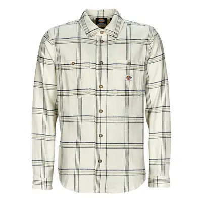 Dickies WARRENTON SHIRT LS Bílá