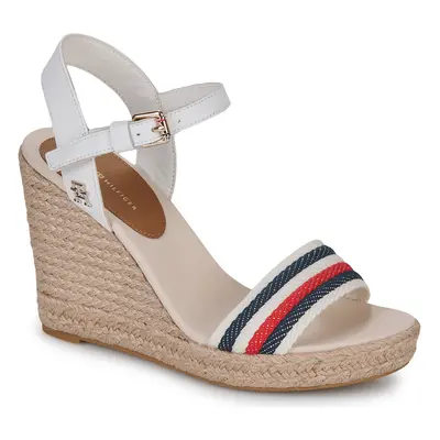 Tommy Hilfiger CORPORATE WEDGE Bílá