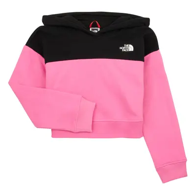 The North Face Girls Drew Peak Crop P/O Hoodie Růžová