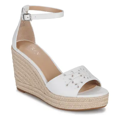 Lauren Ralph Lauren HAANA-ESPADRILLES-WEDGE Bílá