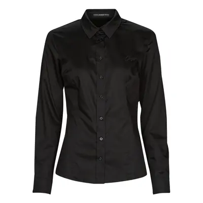 Guess LS CATE SHIRT Černá