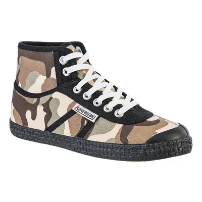 Kawasaki Camo Canvas Boot K202418 8885 Various Brown Hnědá