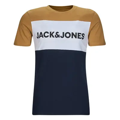 Jack & Jones JJELOGO BLOCKING TEE SS ruznobarevne