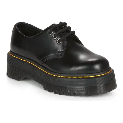 Dr. Martens 1461 QUAD BLACK POLISHED SMOOTH Černá