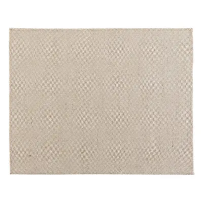 Douceur d intérieur 2 SETS DE TABLE 33 x 45 CM JUTE UNI+POLYCOTON UNI TESSI X2 Šedá