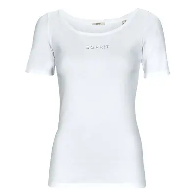 Esprit tshirt sl Bílá