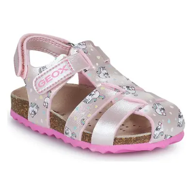 Geox B SANDAL CHALKI GIRL Růžová