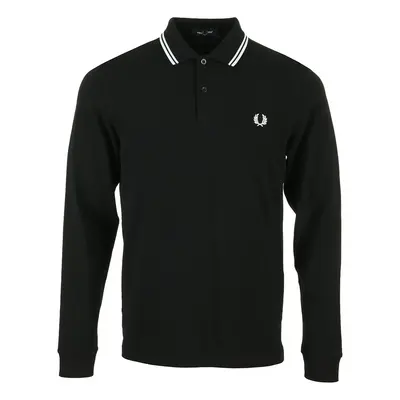 Fred Perry Twin Tipped Long Sleeve Černá