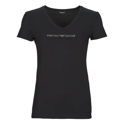 Emporio Armani T-SHIRT V NECK Černá