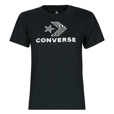 Converse STAR CHEVRON TEE Černá