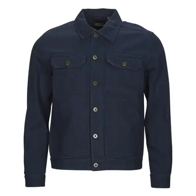 Lyle & Scott TRUCKER JACKET Tmavě modrá