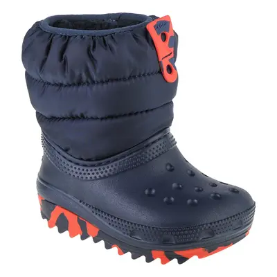 Crocs Classic Neo Puff Boot Toddler Modrá