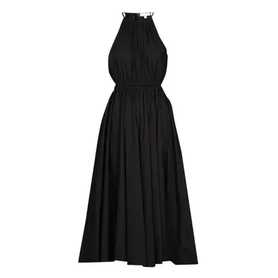 MICHAEL Michael Kors HALTER CTN MIDI DRESS Černá