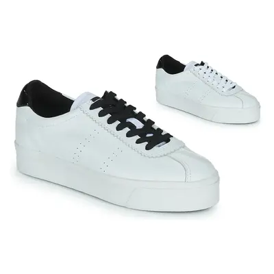 Superga WHITE BLACK Bílá