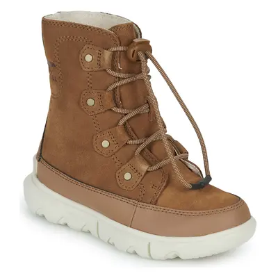 Sorel YOUTH SOREL EXPLORER LACE WP Hnědá