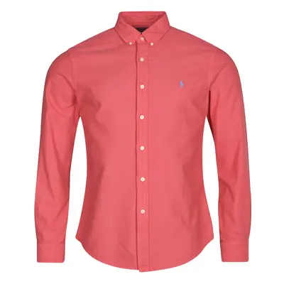 Polo Ralph Lauren CHEMISE AJUSTEE SLIM FIT EN OXFORD LEGER Červená