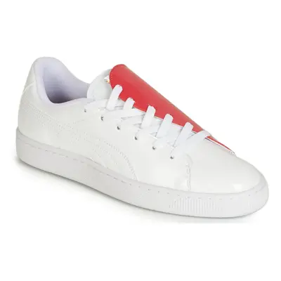 Puma WN BASKET CRUSH.WH-HIBISCU Bílá