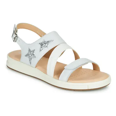 Geox J SANDAL REBECCA GIR Bílá