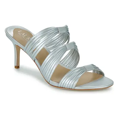 Lauren Ralph Lauren LORRAINE-SANDALS-HEEL SANDAL Stříbrná