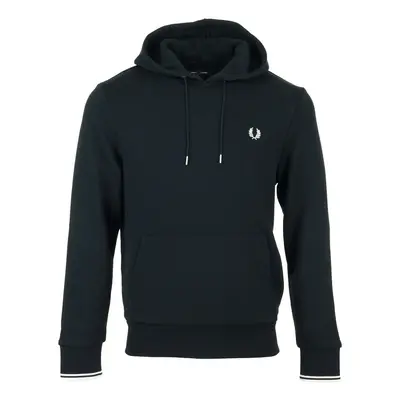 Fred Perry Tipped Hooded Sweatshirt Modrá