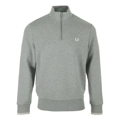 Fred Perry Half Zip Sweatshirt Šedá