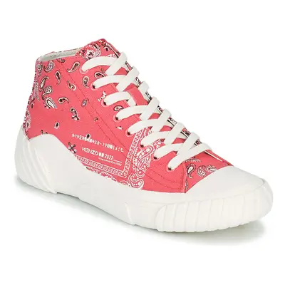 Kenzo TIGER CREST HIGH TOP SNEAKERS Růžová