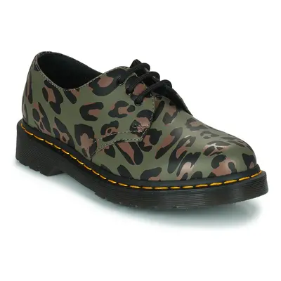 Dr. Martens 1461 Smooth Distorted Leopard Khaki