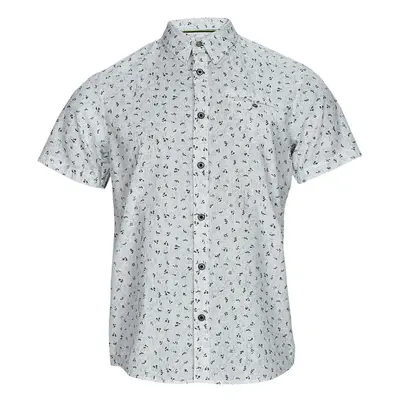 Petrol Industries Shirt Short Sleeve AOP Bílá