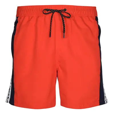 Jack & Jones JPSTFIJI JJSWIM TAPE Červená