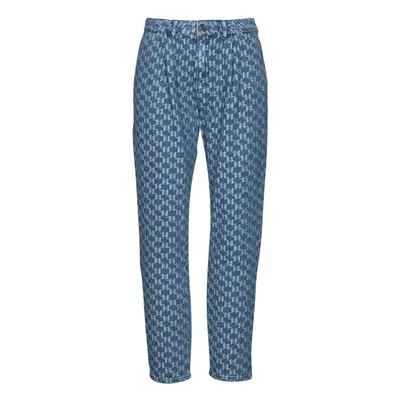 Karl Lagerfeld TAPERED MONOGRAM JCQ DENIMS Modrá