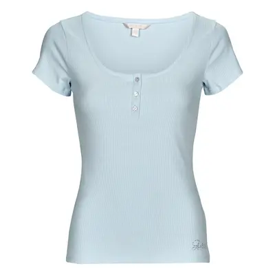 Guess SS KARLEE JEWEL BTN HENLEY Modrá