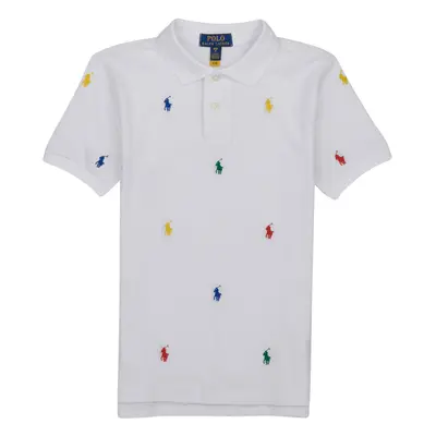 Polo Ralph Lauren SSKCM2-KNIT SHIRTS-POLO SHIRT Bílá