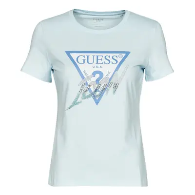 Guess SS CN ICON TEE Modrá