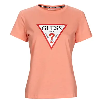 Guess SS CN ORIGINAL TEE Růžová