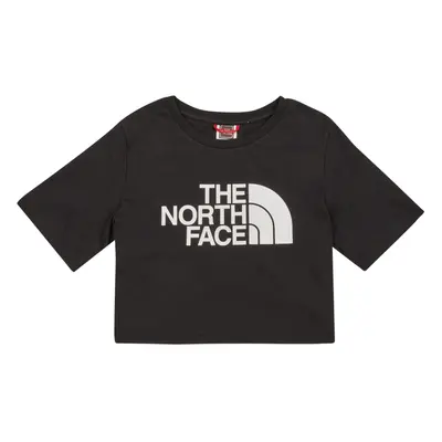 The North Face Girls S/S Crop Easy Tee Černá