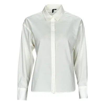 Vero Moda VMMELIA LS SHIRT WVN NOOS Bílá