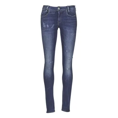 G-Star Raw D-STAQ 5 PKT MID SKINNY Modrá