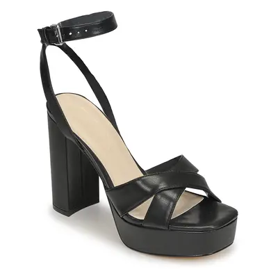 Only ONLAUTUM-3 PU HEELED SANDAL Černá