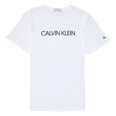 Calvin Klein Jeans INSTITUTIONAL T-SHIRT Bílá